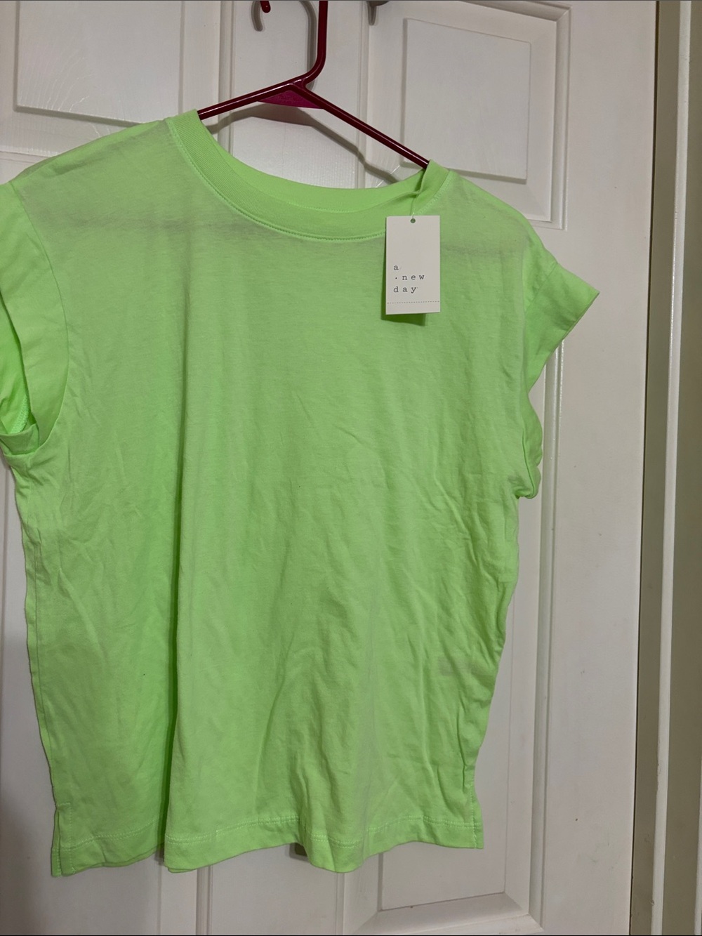 a new day Neon Lime Tank Top - Bright Green